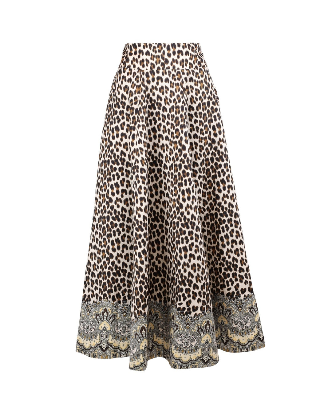 Taffeta maxi skirt