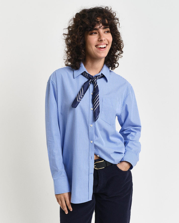 REL Striped poplin shirt