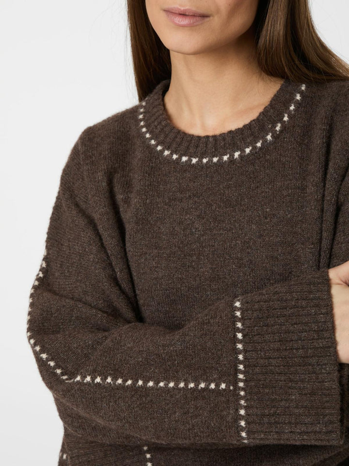 Reome Knit Stitch Blouse