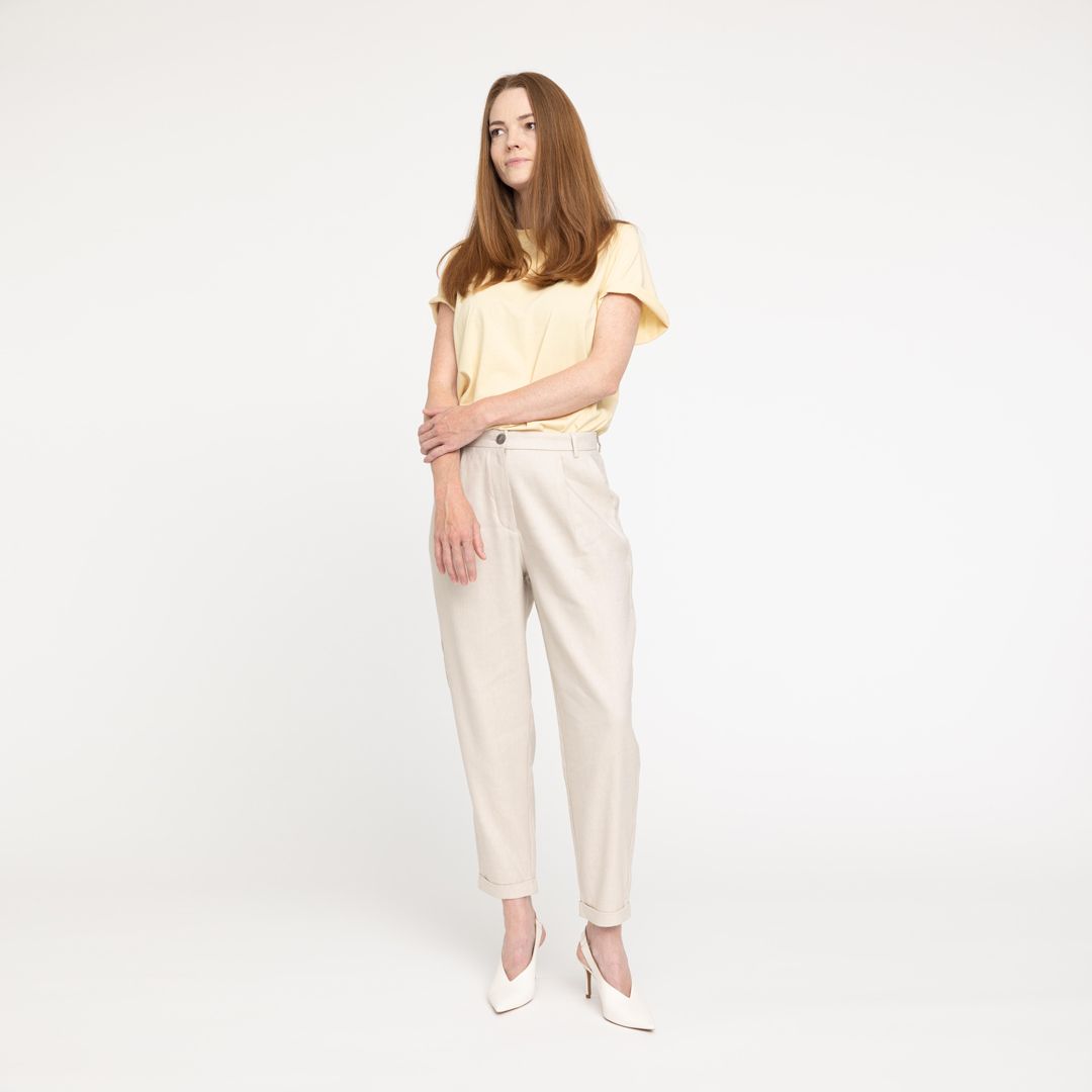 MalouFV 769 Pants Sand Linen