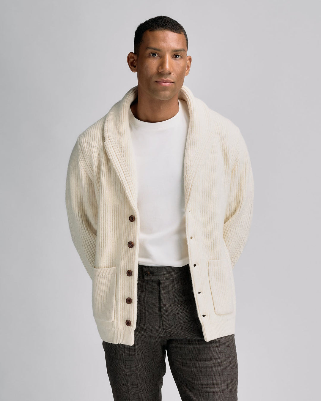 Knit Shawl Cardigan