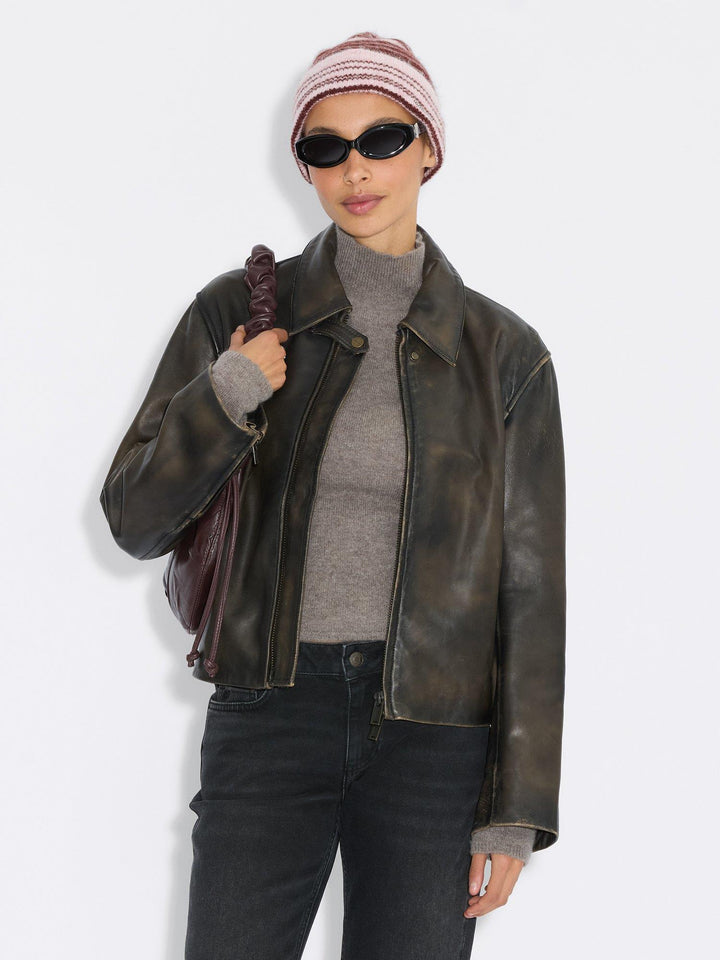 Fluffy Stripe Beanie