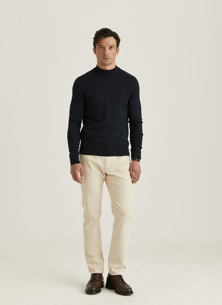 Merino Mock Neck