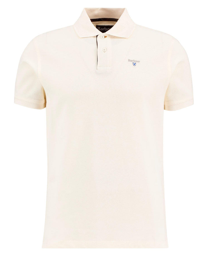 tartan pique polo shirt