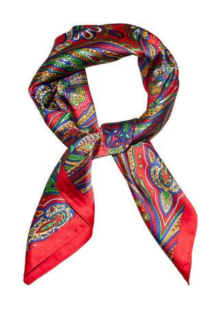 Skjerf paisley 70x70