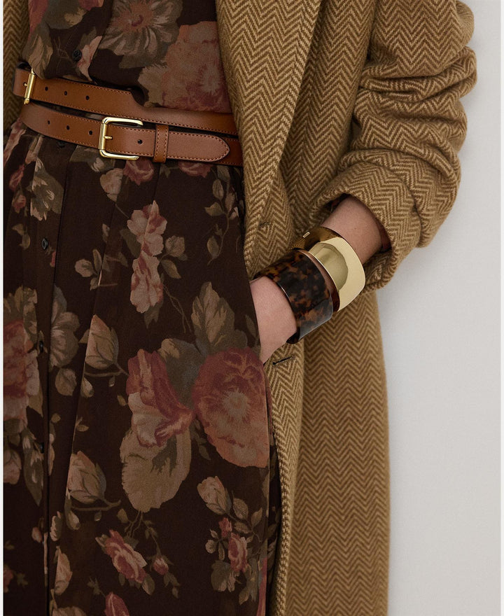 Floral Chiffon Shirtdress