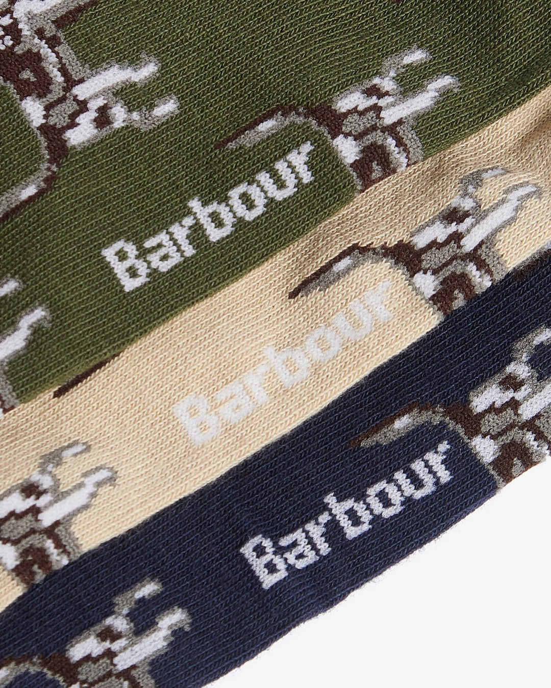Barbour pointer dog socks gift box