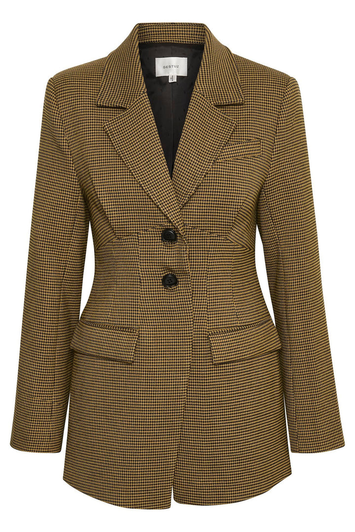 FrayaGZ Houndstooth Blazer