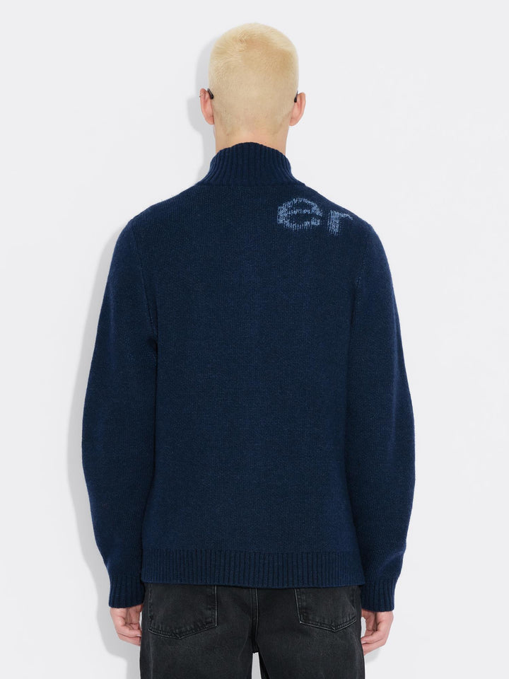 Haza Logo Zip Cardigan