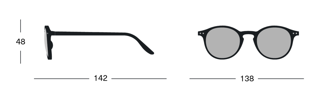 #D Reading Sunglasses