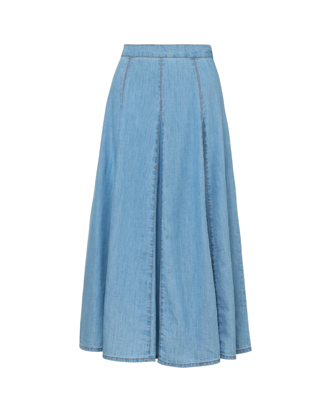 Denim Midi Skirt