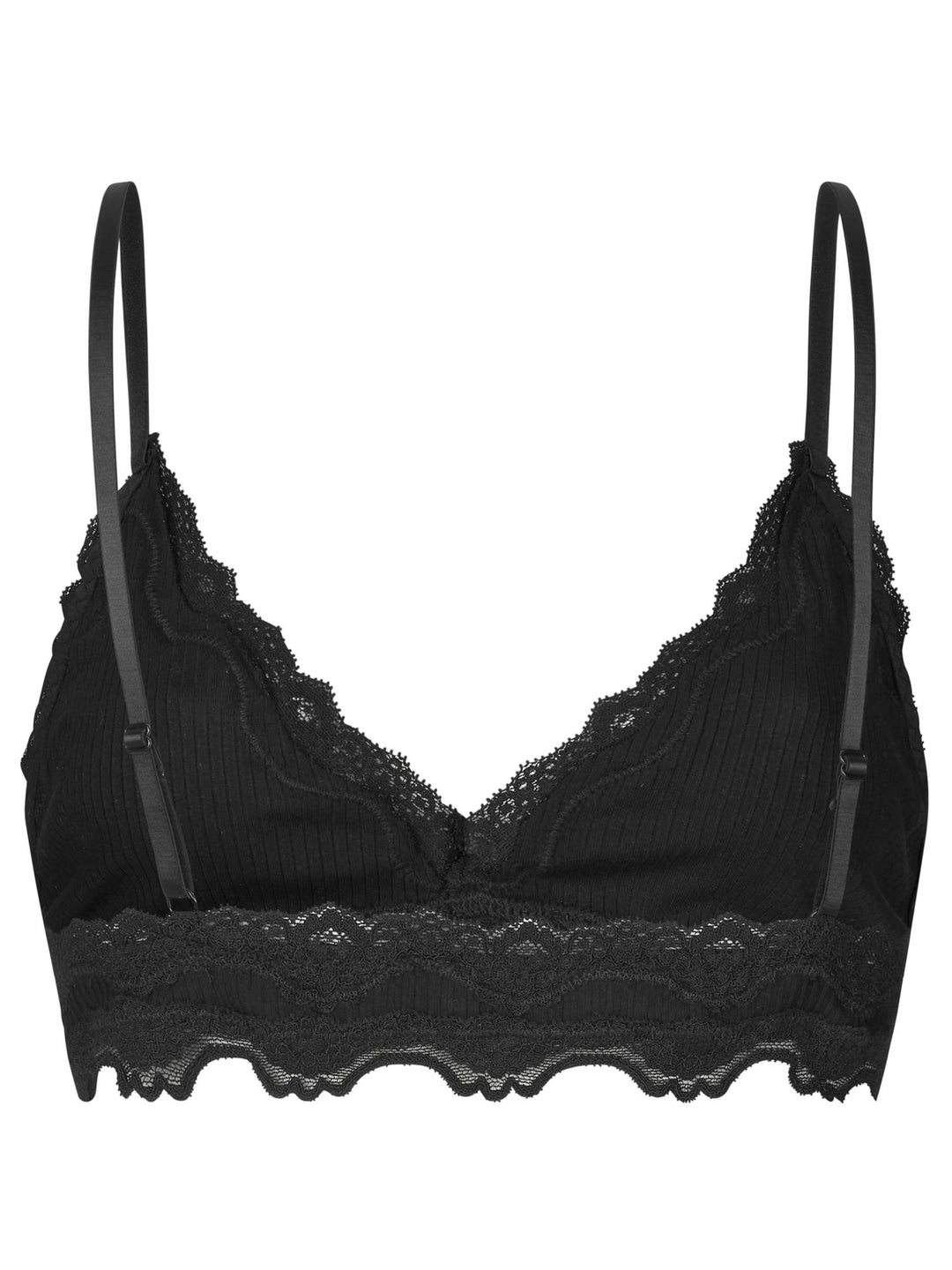 Silk bra w/lace